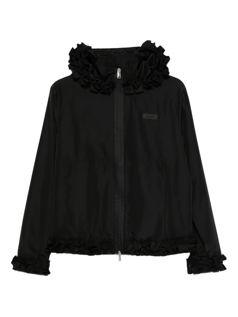 Coperni pleated ribbon jacket Zwart