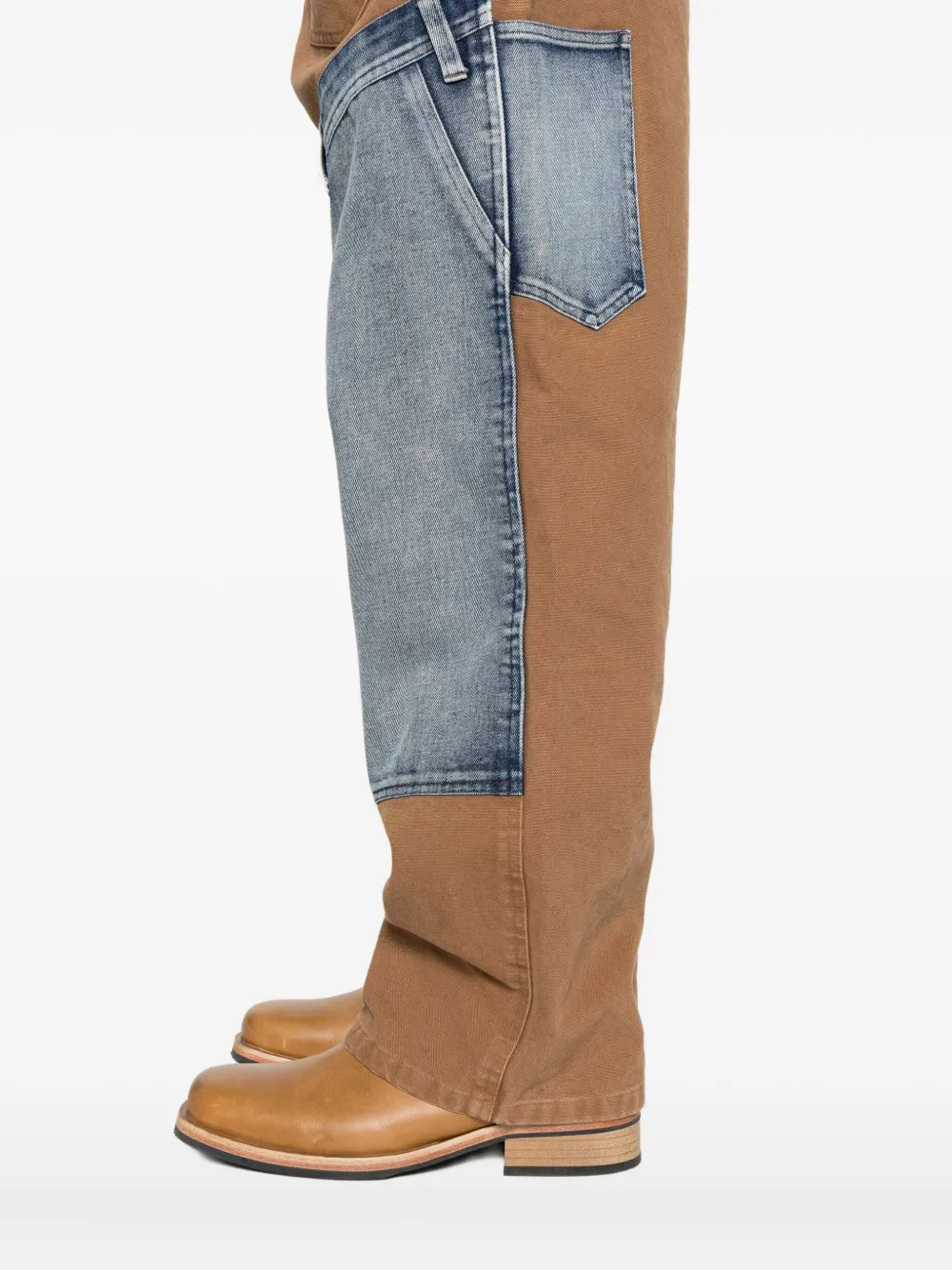 Andersson Bell Jeans met patchwork Bruin