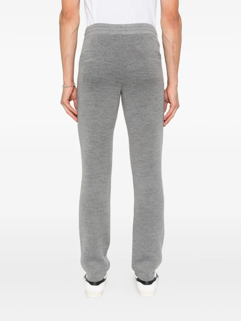 Gran Sasso Drawstring Track Pants In Gray