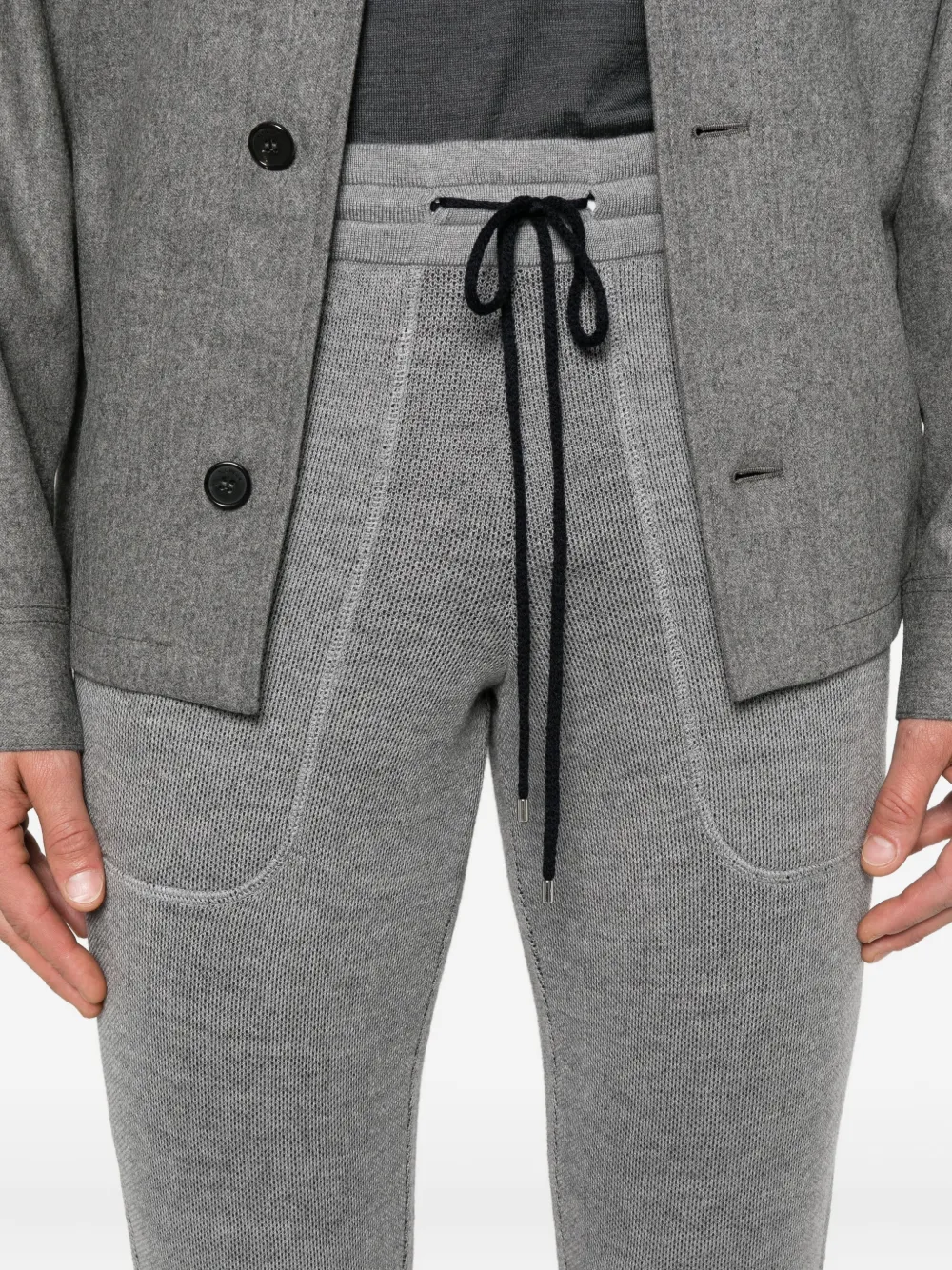 Gran Sasso Drawstring Track Pants In Gray