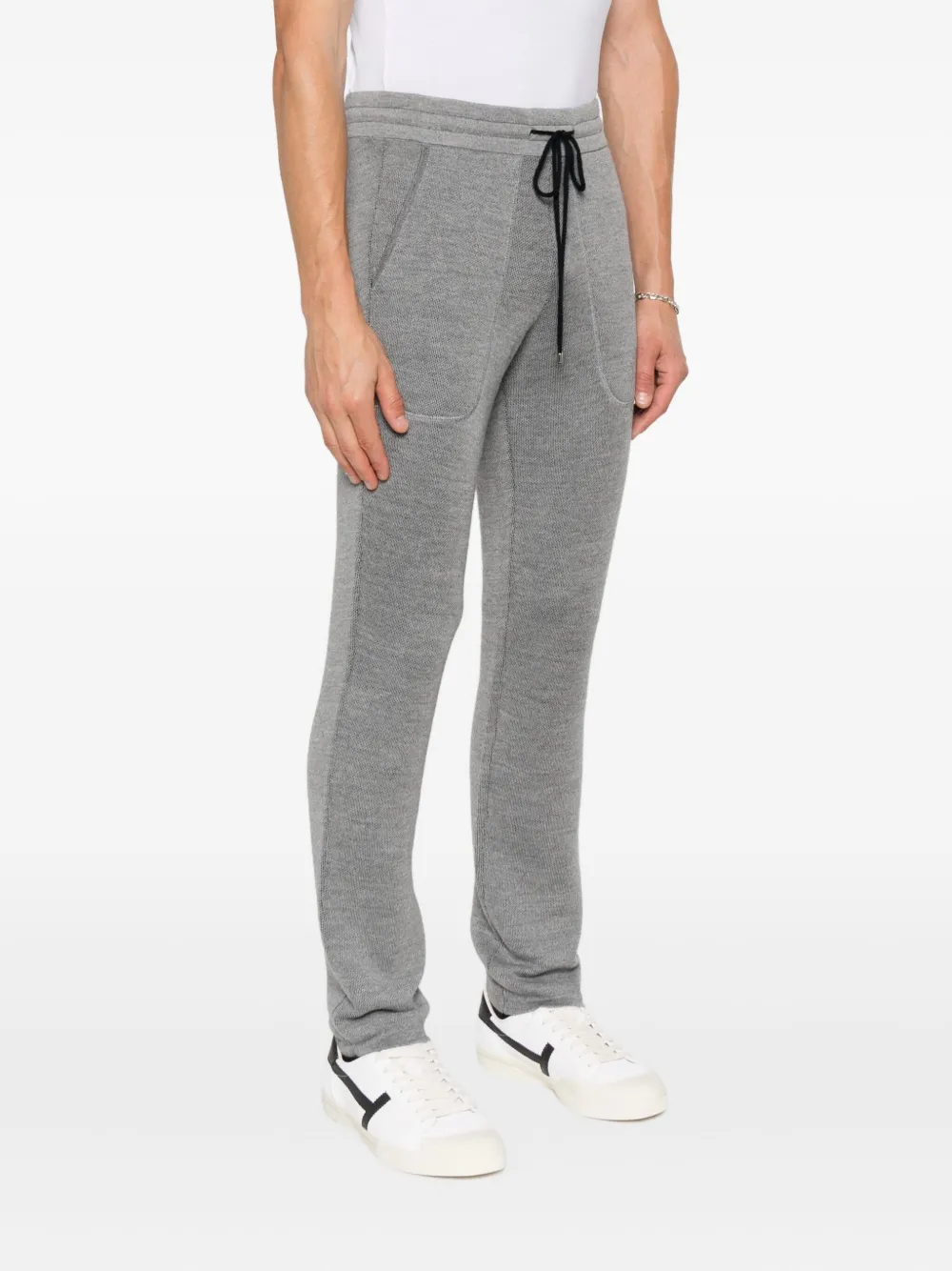 Gran Sasso Drawstring Track Pants In Gray