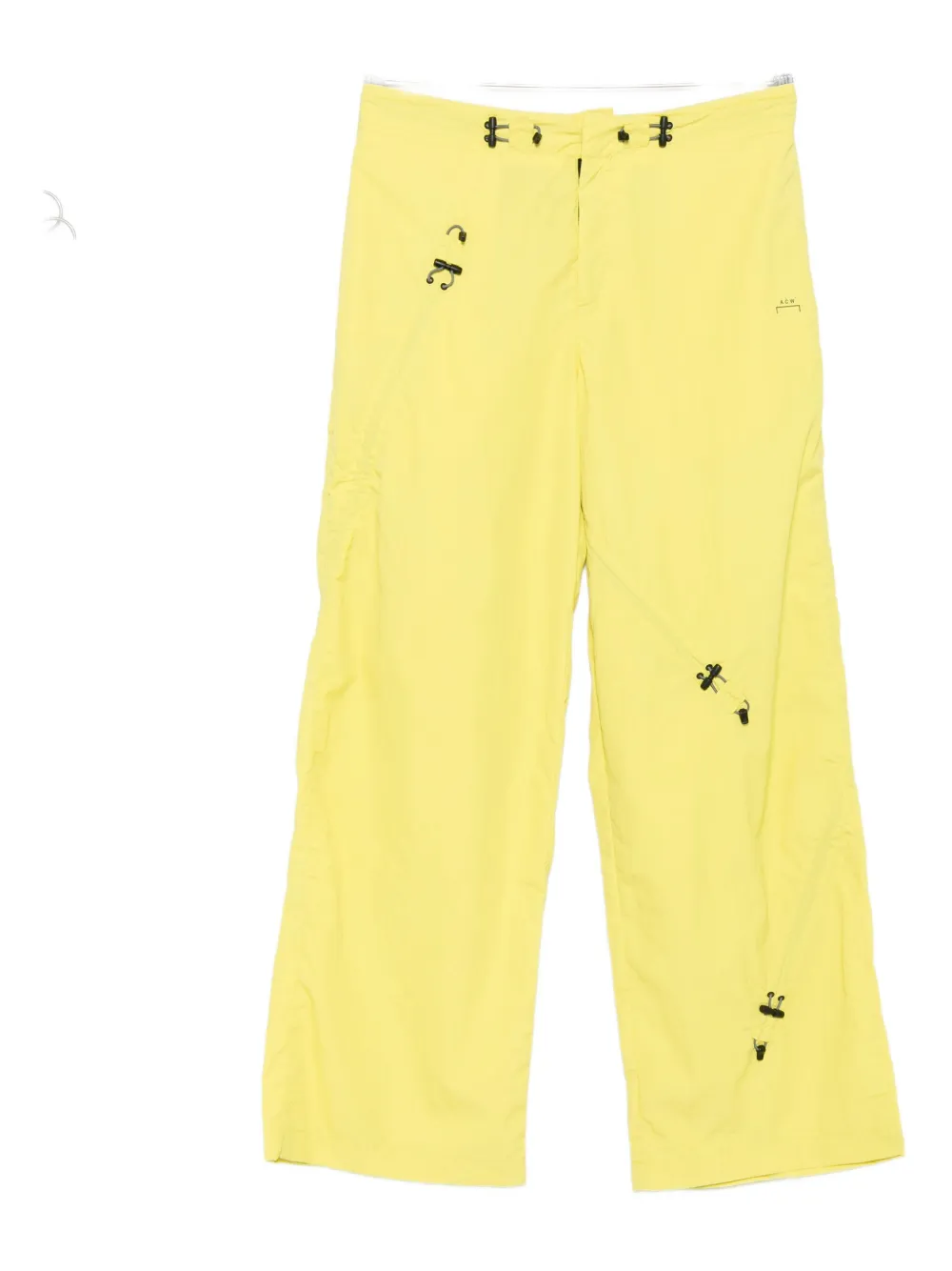 A-COLD-WALL* clasp-fastening detail trousers Geel