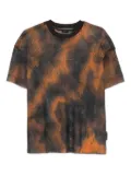 Andersson Bell tie-dye mesh T-shirt - Black
