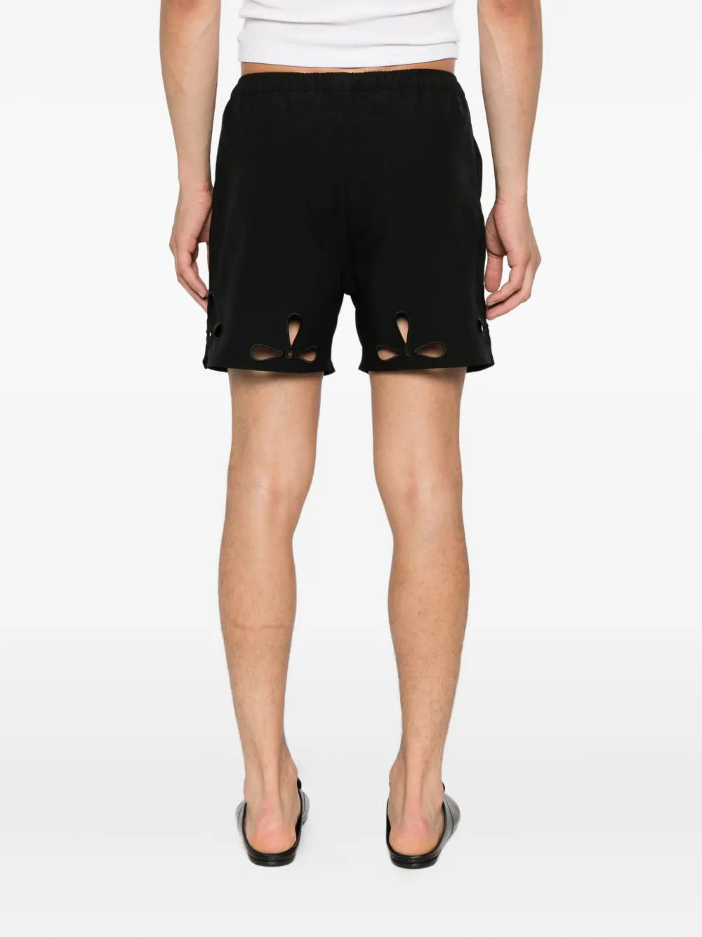 Coperni Shorts met uitgesneden details BLACK
