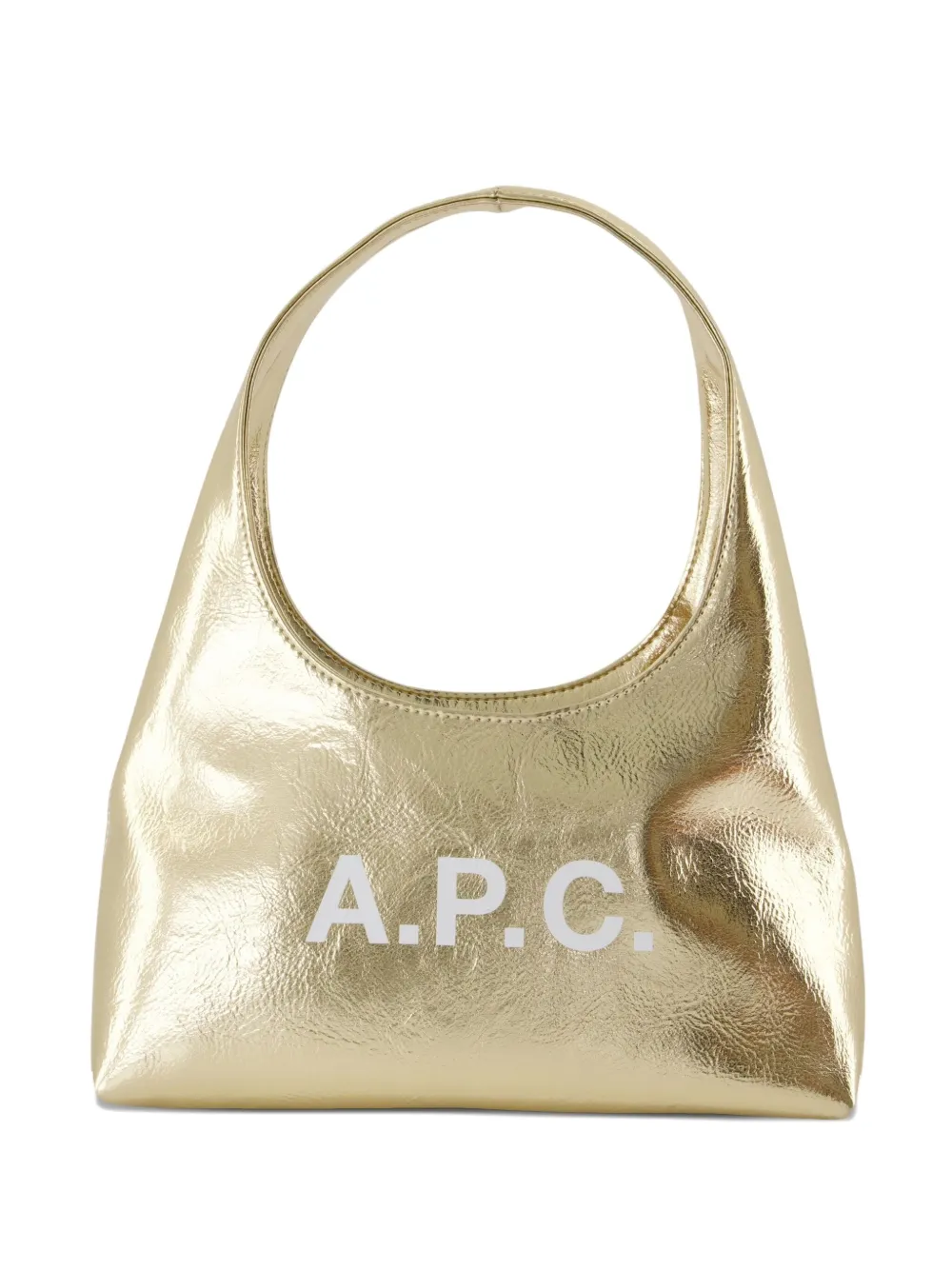 A.P.C. baby Ninon metallic shoulder bag Goud