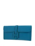 Hermès Pre-Owned Jige clutch bag - Blue