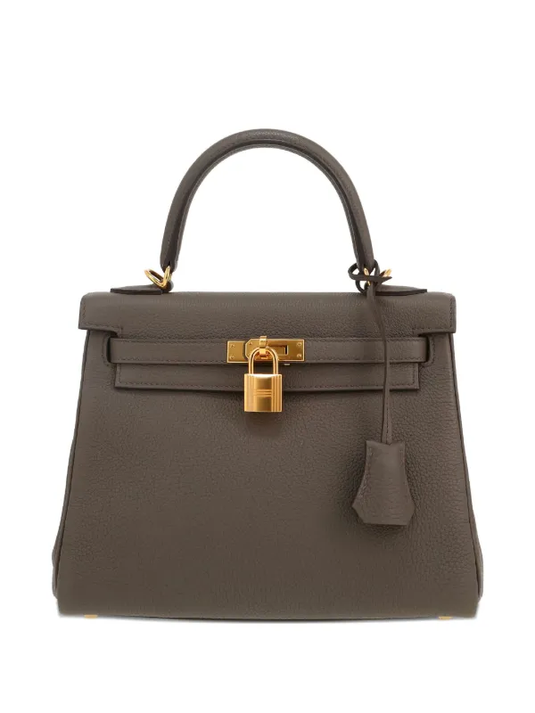 Hermès Pre-owned Kelly 25 Handbag in Brown