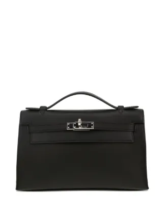 Hermès Pre-Owned ケリー クラッチバッグ | ブラック | FARFETCH JP