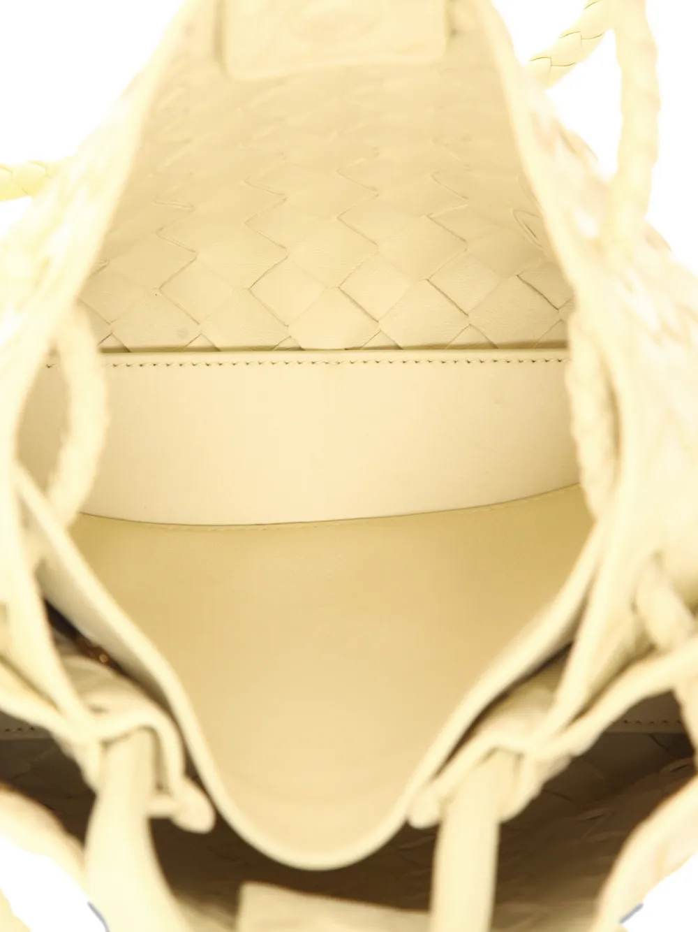 Pre-owned Bottega Veneta 2020's Andiamo Intrecciato Tote Bag In Neutral