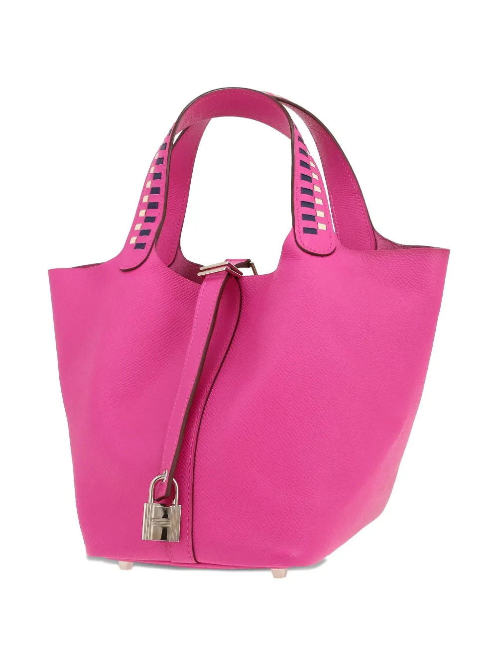 Pre-owned Hermes Picotin 18 Tote Bag In Pink