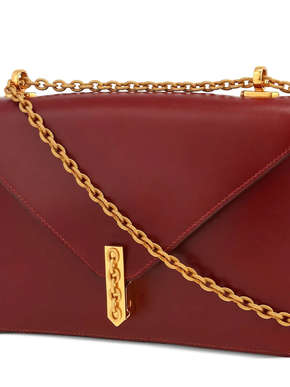 Pre-owned Hermes Alcazar Shoulder Bag In Red