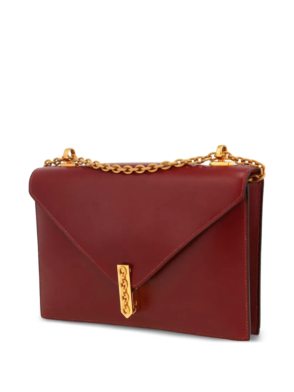 Pre-owned Hermes Alcazar Shoulder Bag In Red