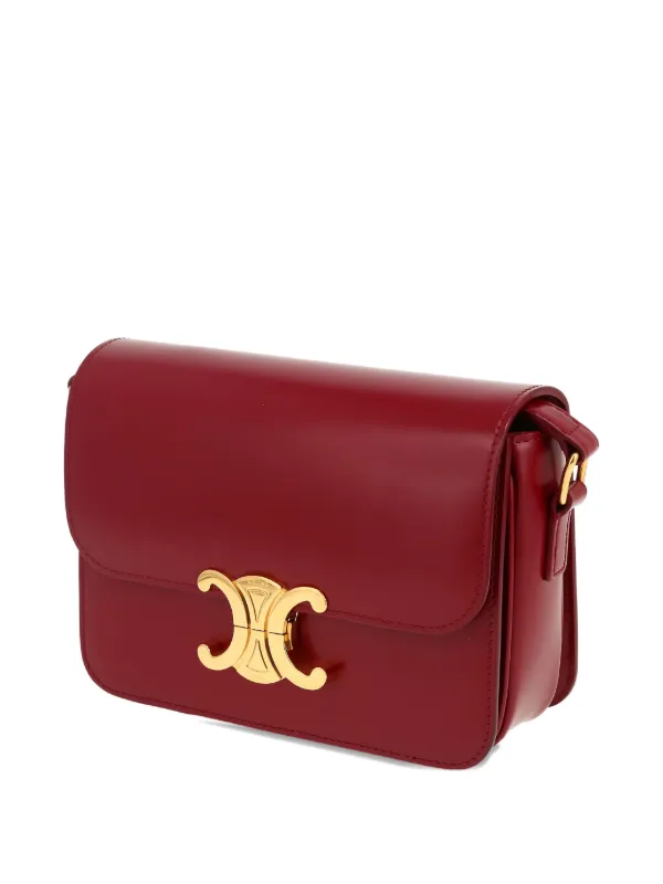 Celine Pre-Owned Triomphe Teen ショルダーバッグ | レッド | FARFETCH JP