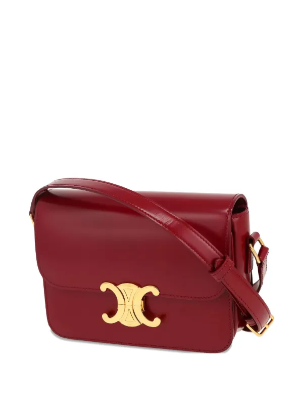 Celine Pre-Owned Triomphe Teen ショルダーバッグ | レッド | FARFETCH JP