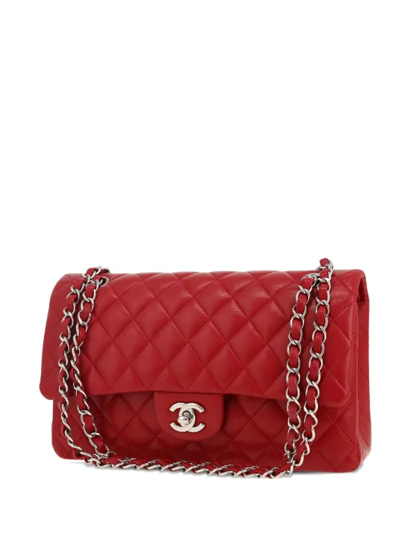 CHANEL Pre-Owned Timeless Classic Shoulder Bag Red FARFETCH IN