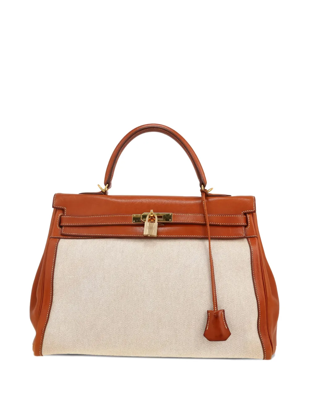 Hermès Pre-Owned ケリー 35 バッグ - ニュートラル Hermès Pre-Owned ケリー 35 バッグ - ニュートラル