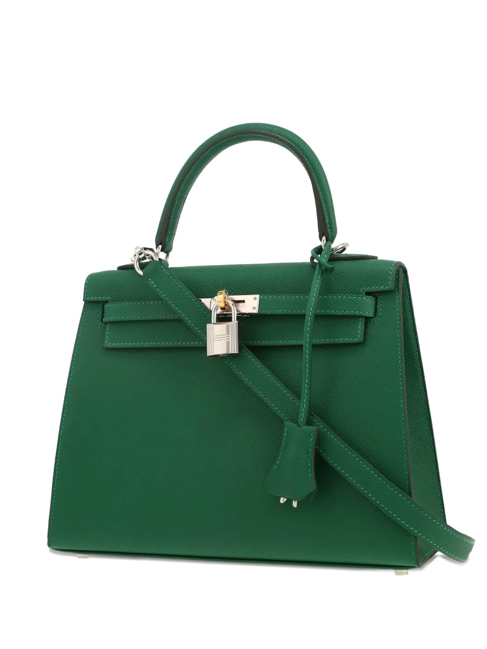 Hermès Pre-Owned Kelly 25 Sellier two-way handbag | Green | Image 1