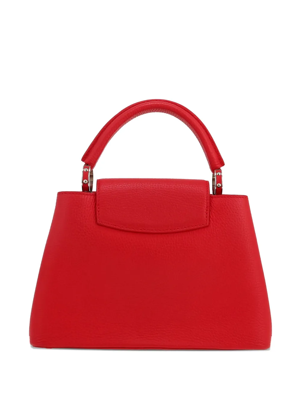 Pre-owned Louis Vuitton Capucines Bb Handbag In Red