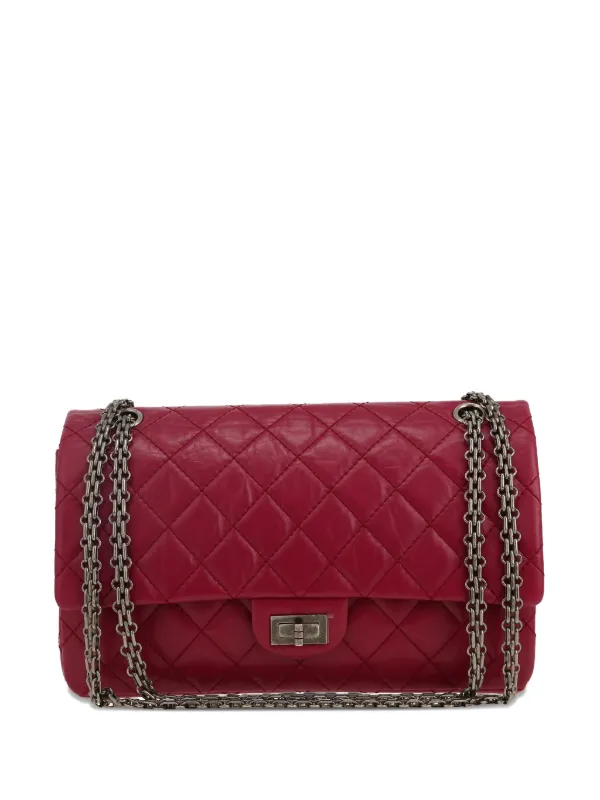 CHANEL Pre-Owned 2.55 ショルダーバッグ L | ピンク | FARFETCH JP