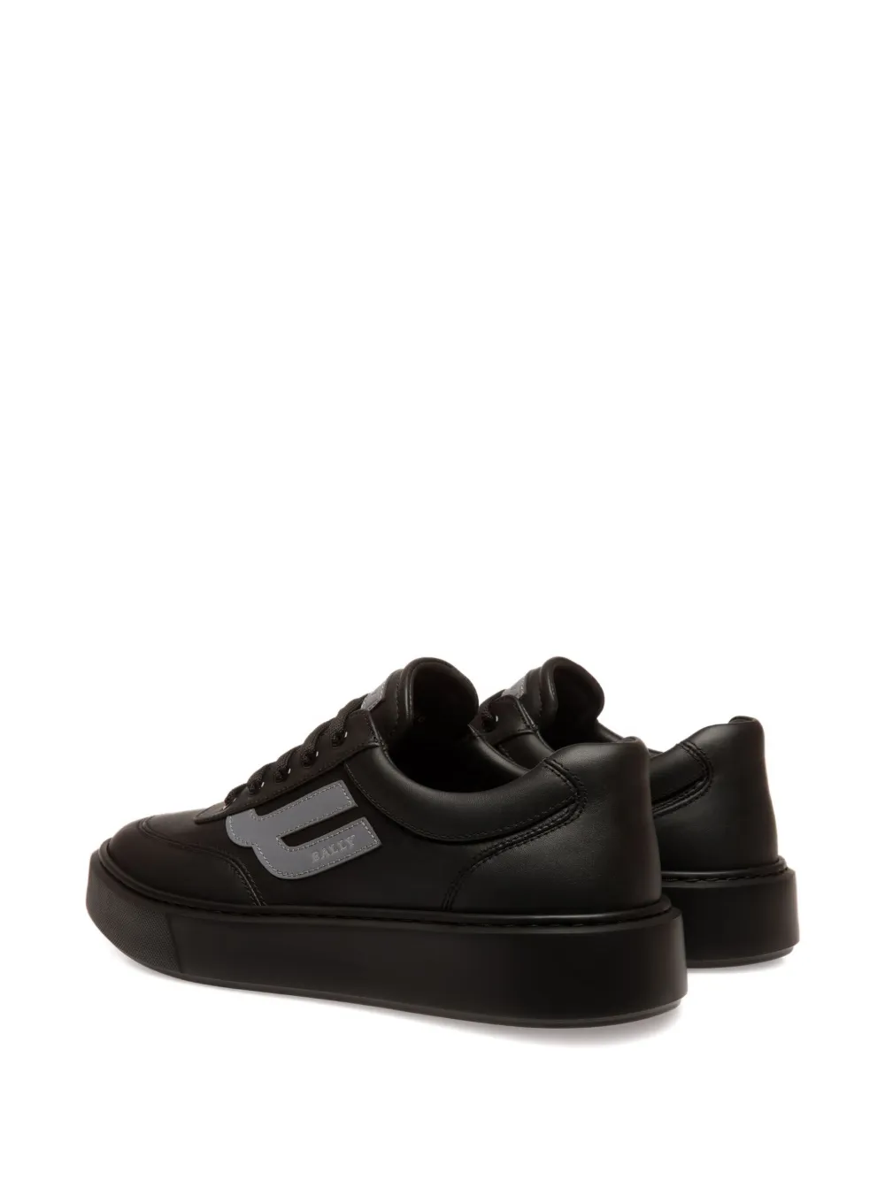 Bally Leren sneakers Zwart
