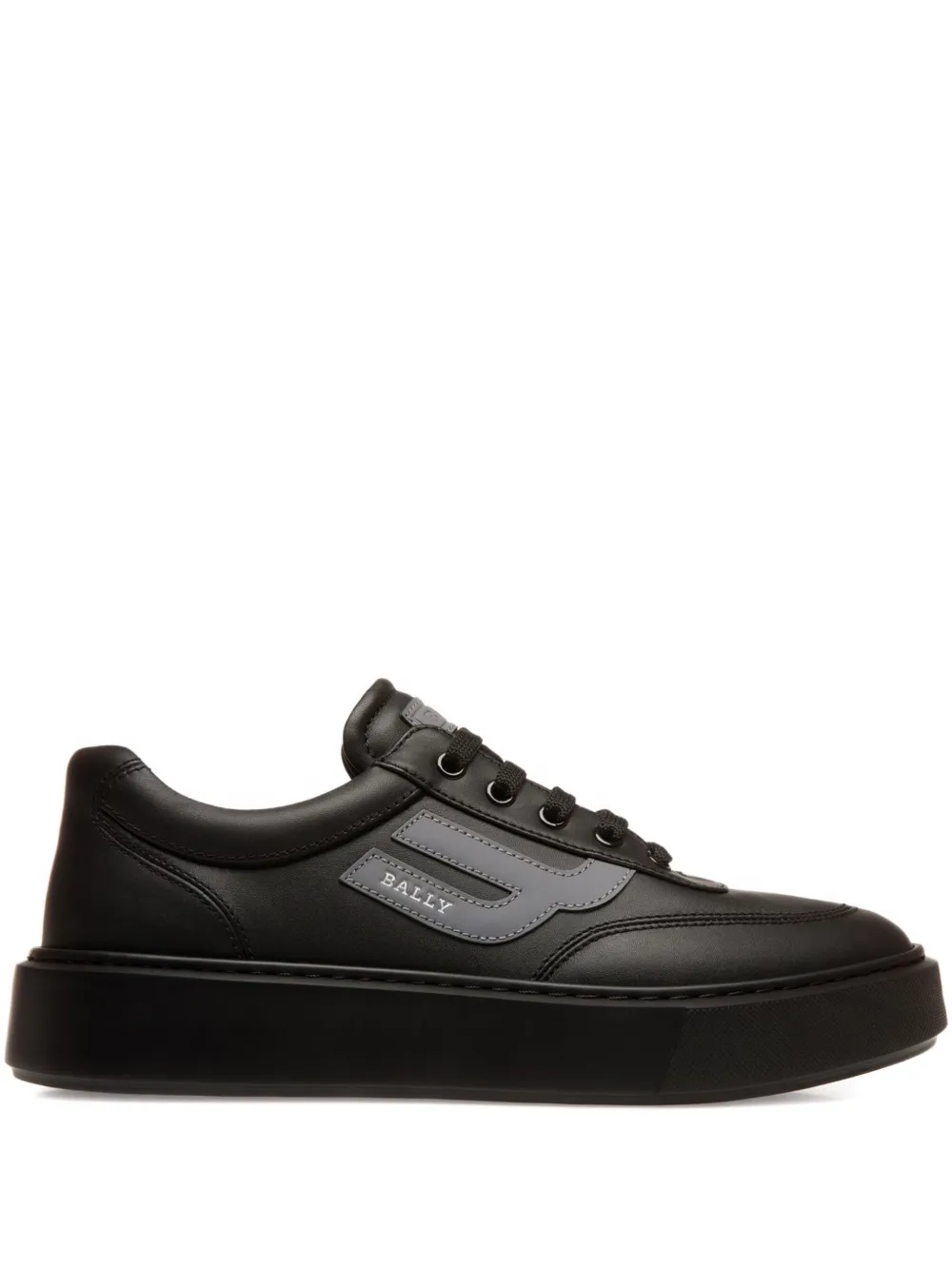 Bally Leren sneakers Zwart