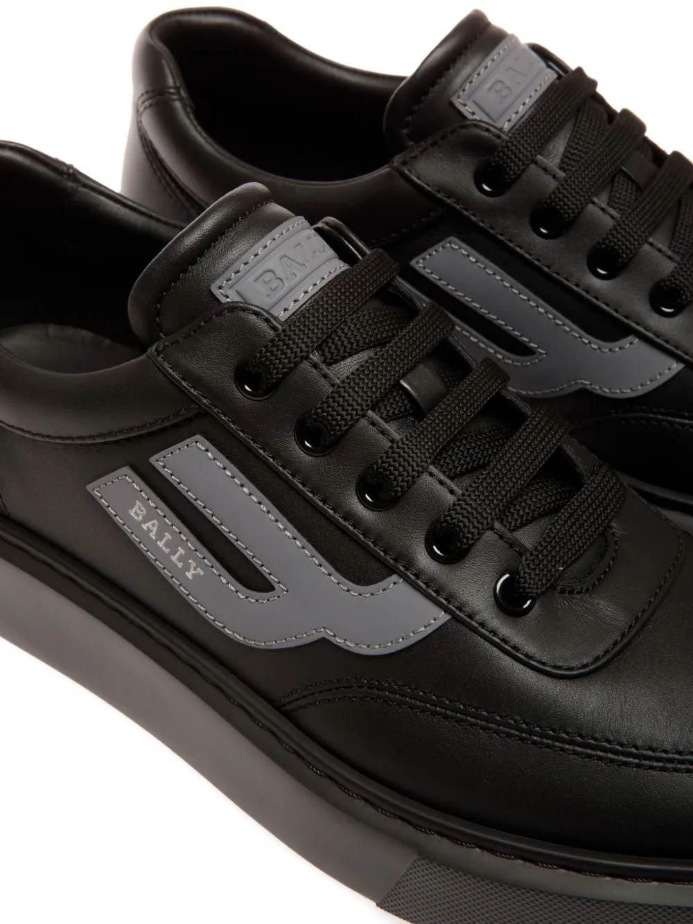 Bally Leren sneakers Zwart