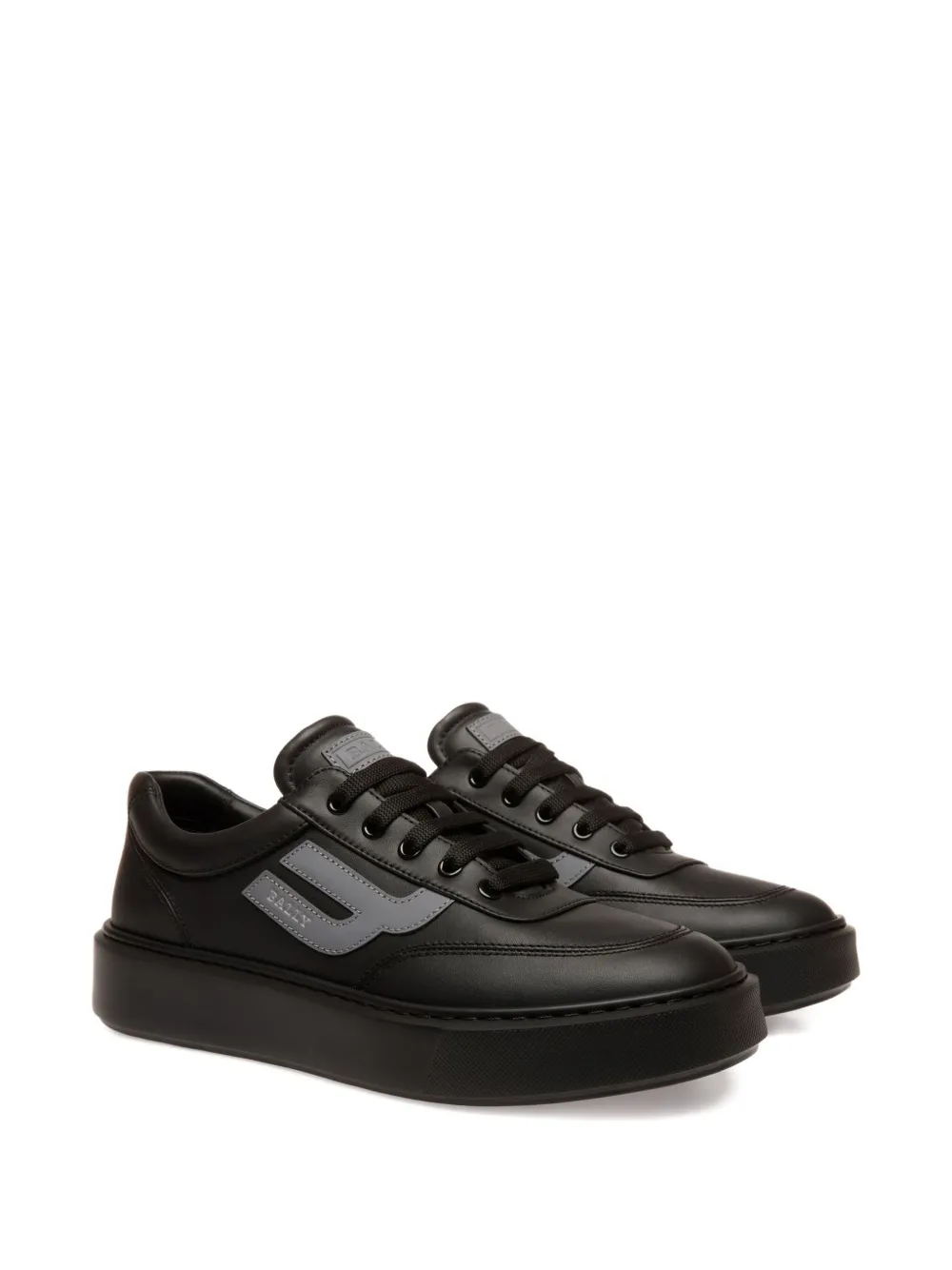 Bally Leren sneakers Zwart