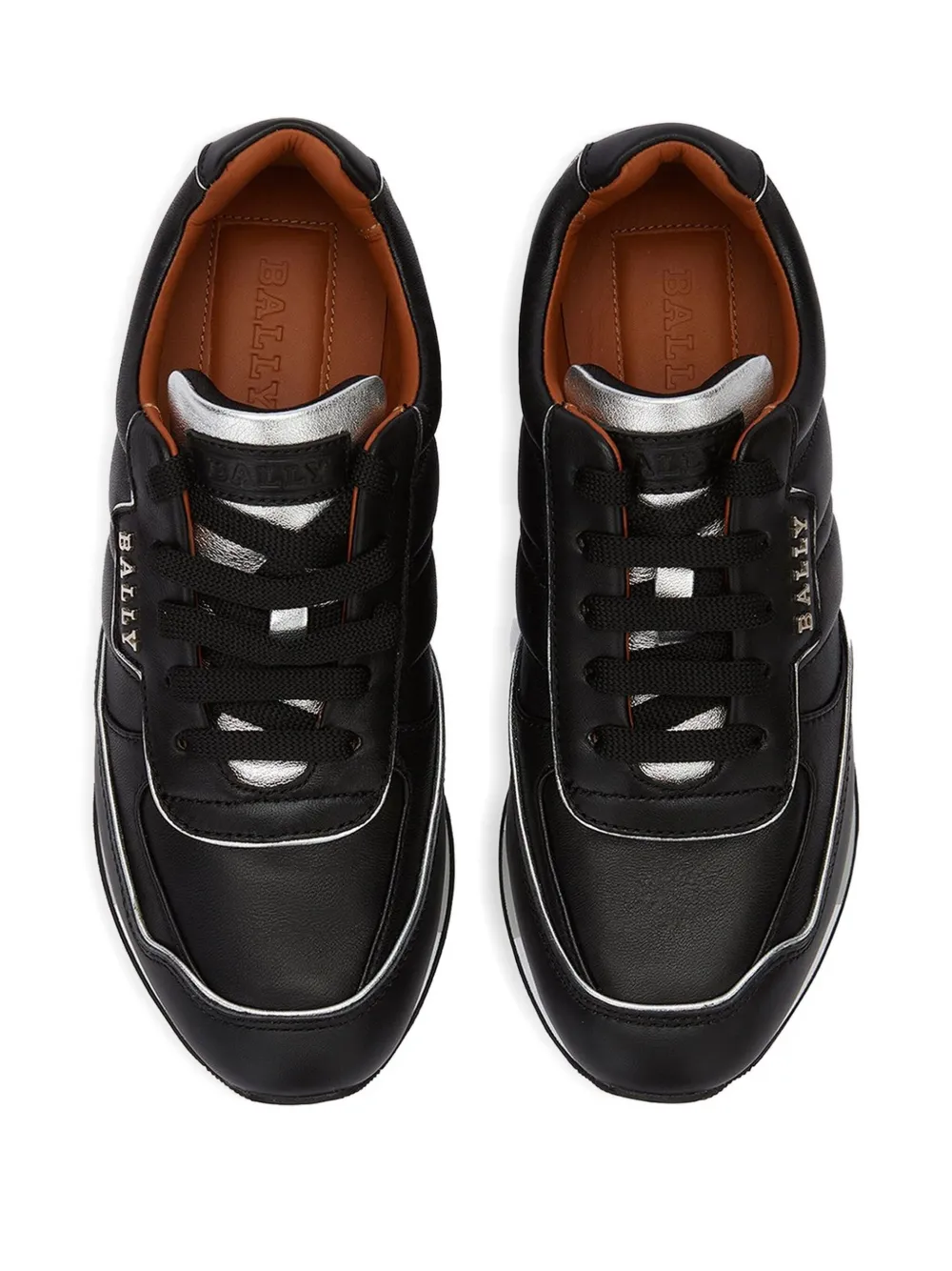 Bally leather logo-detail sneakers Black