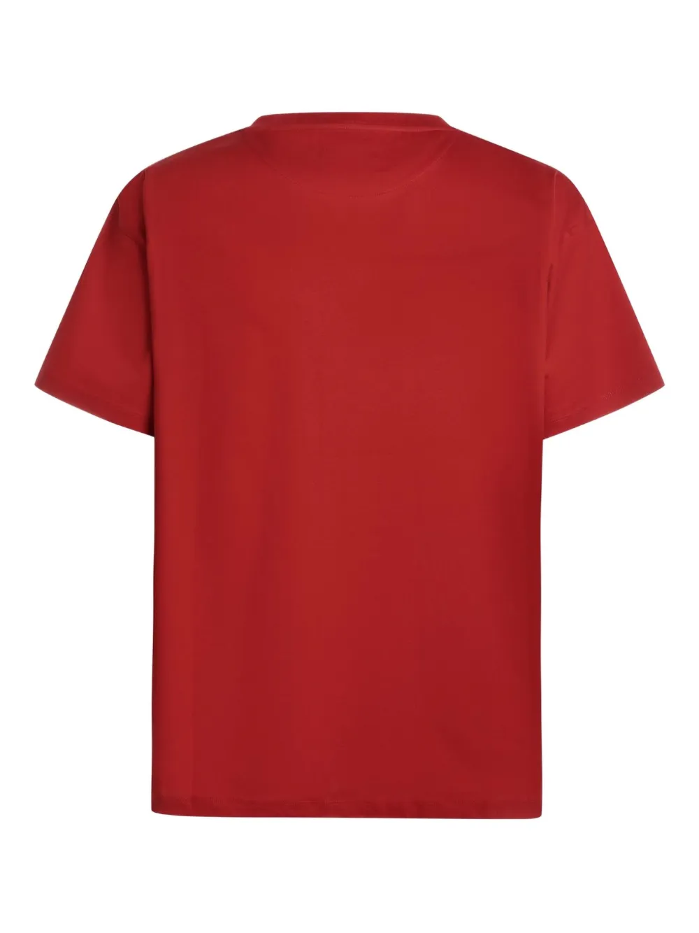 Bally Katoenen T-shirt met logoprint - Rood