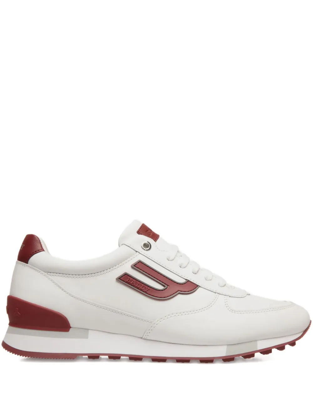 Bally leather logo sneakers White