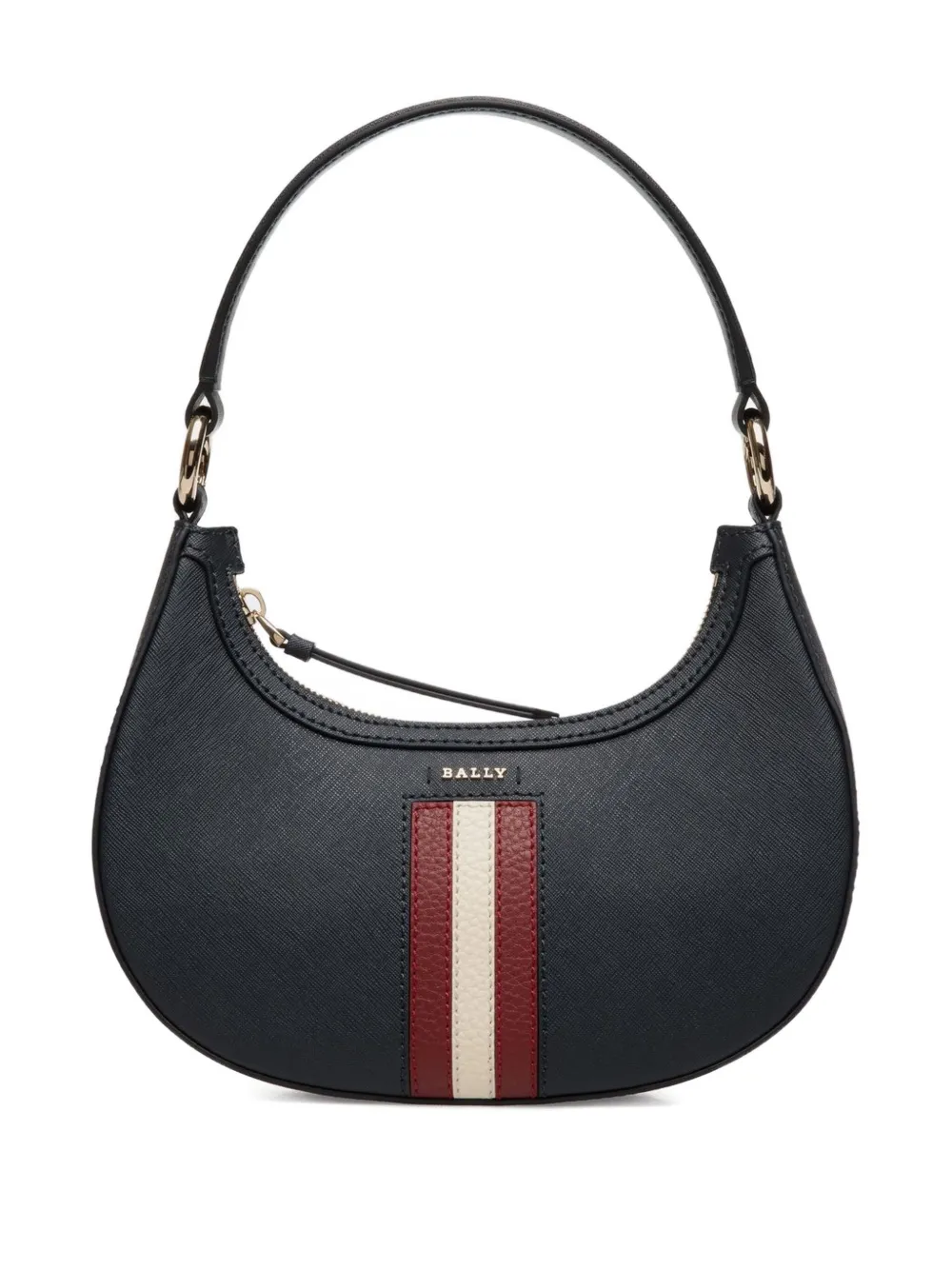 Bally ribbon-detail half-moon bag | Blue | Image 1