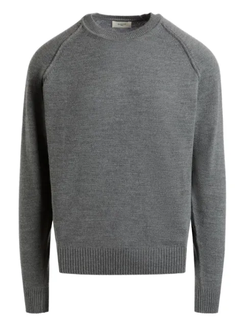 Bally suéter con logo bordado