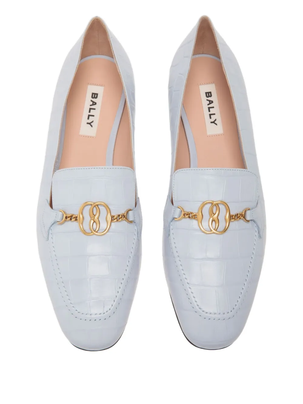 Bally Obrien loafers verfraaid met ketting Blauw