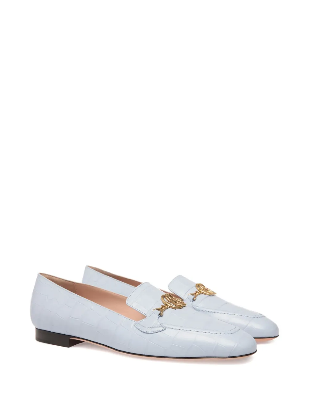 Bally Obrien loafers verfraaid met ketting - Blauw