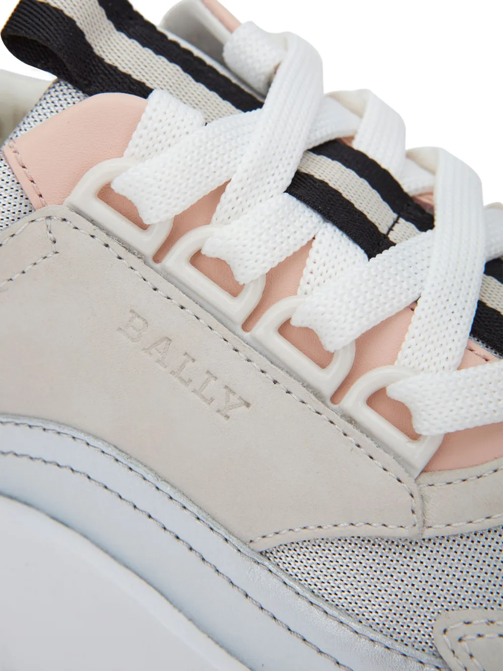 Bally panelled leather low-top sneakers Multicolour