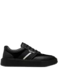 Bally side-stripe leather sneakers - Black