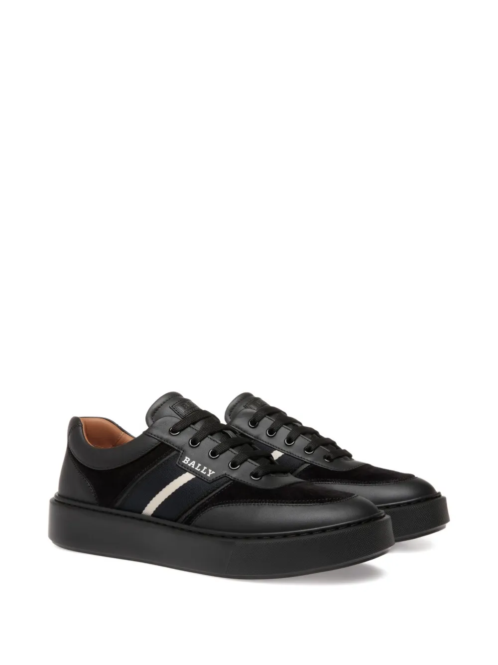 Bally Leren sneakers Zwart