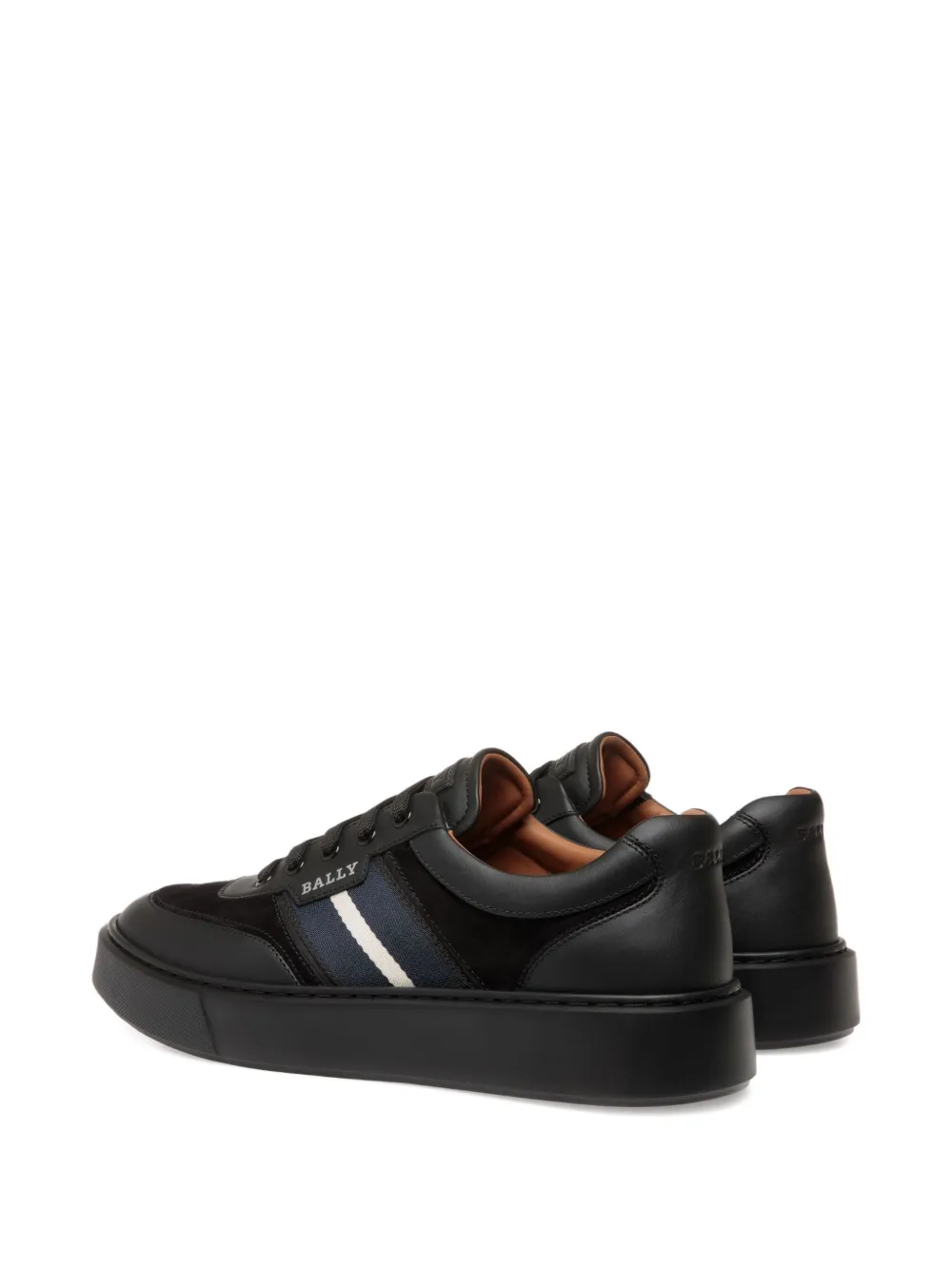 Bally Leren sneakers Zwart