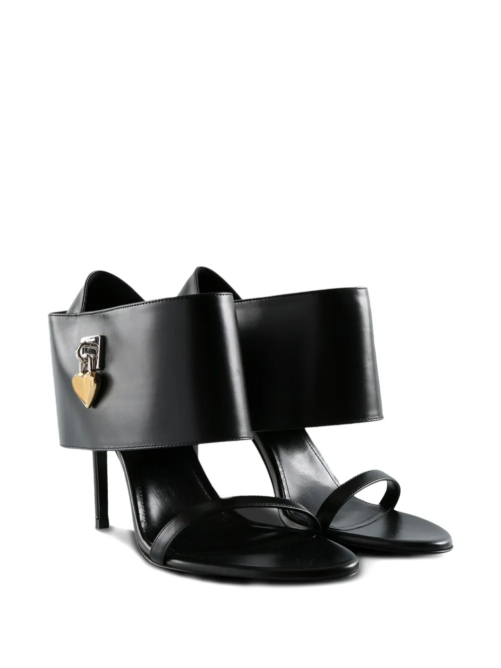 Givenchy leather heeled sandals Black
