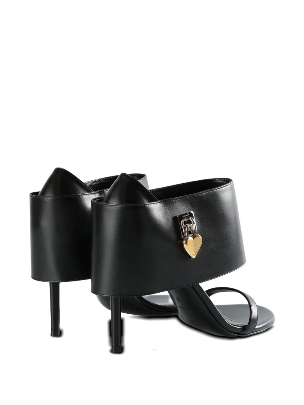 Givenchy leather heeled sandals Black