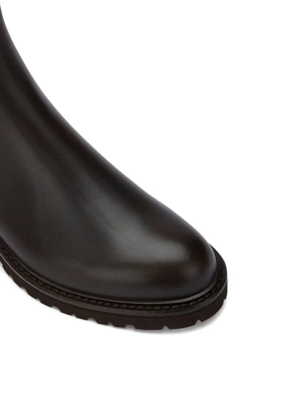 Bally elasticated-panel leather chelsea boots Bruin