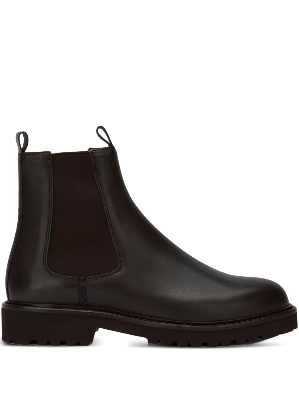 Bally elasticated-panel leather chelsea boots Bruin