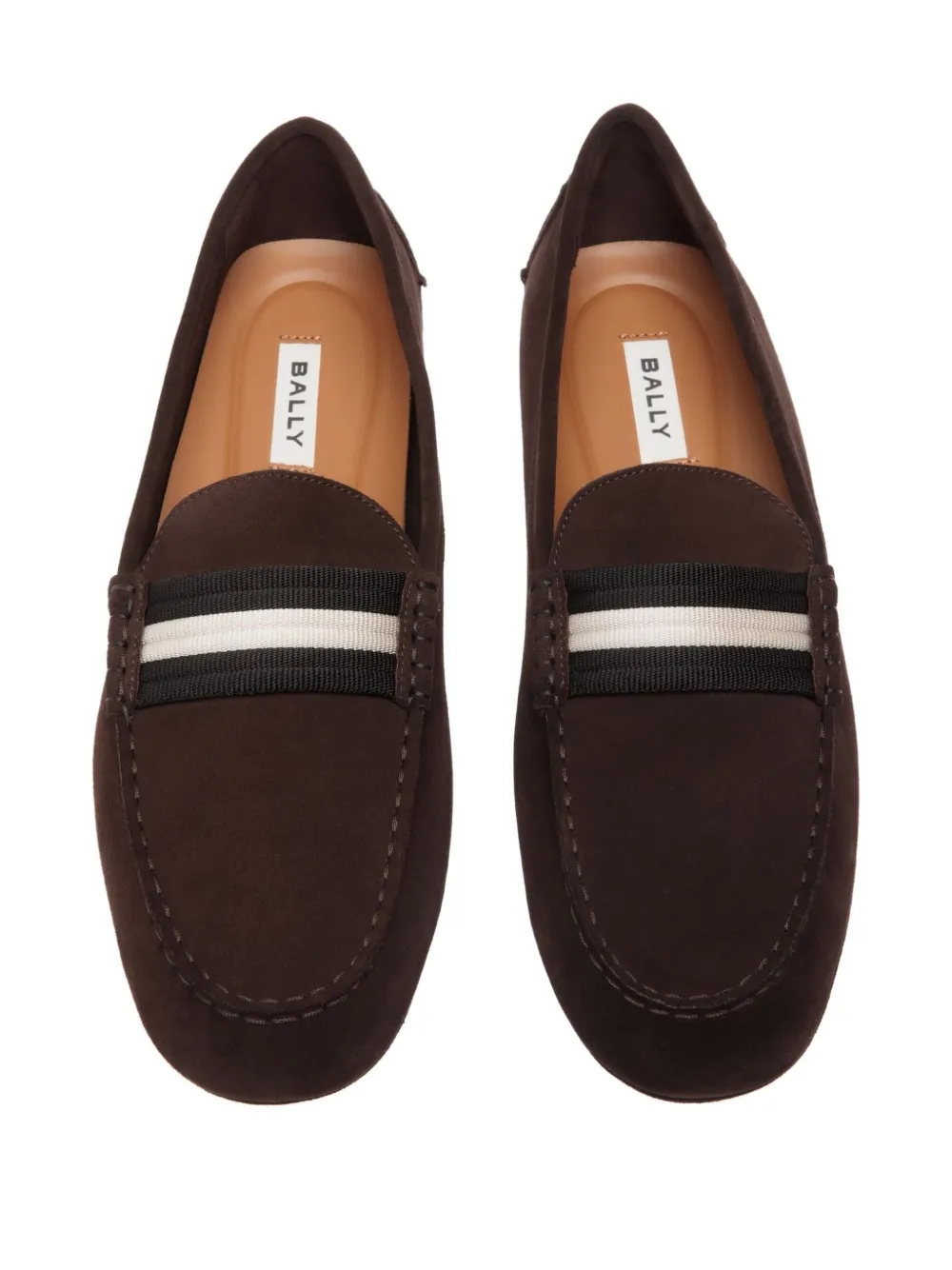 Bally Kerbs Driver suède loafers Bruin