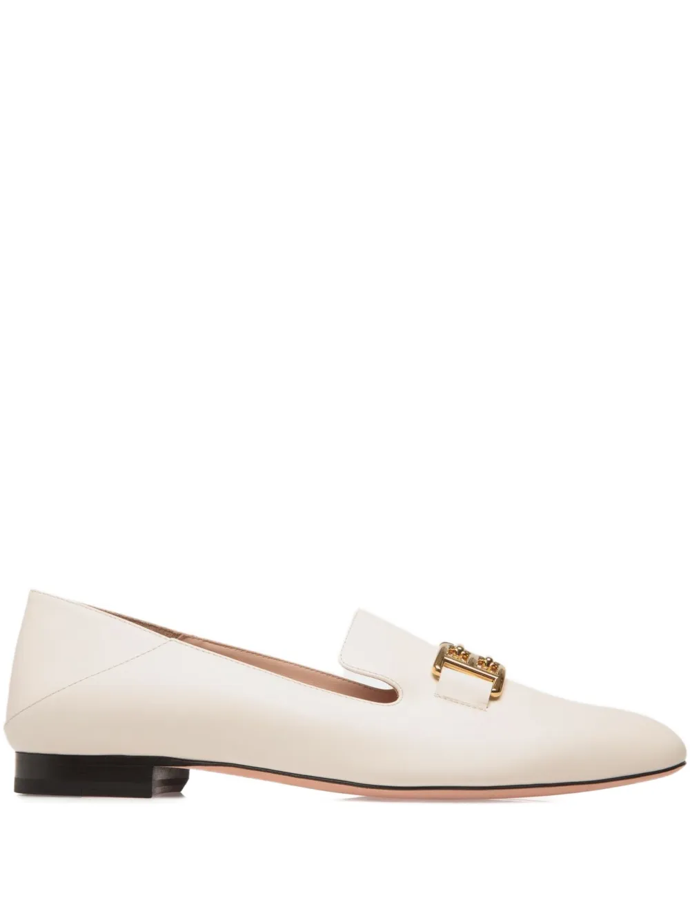 Bally B-Chain leren loafers Wit