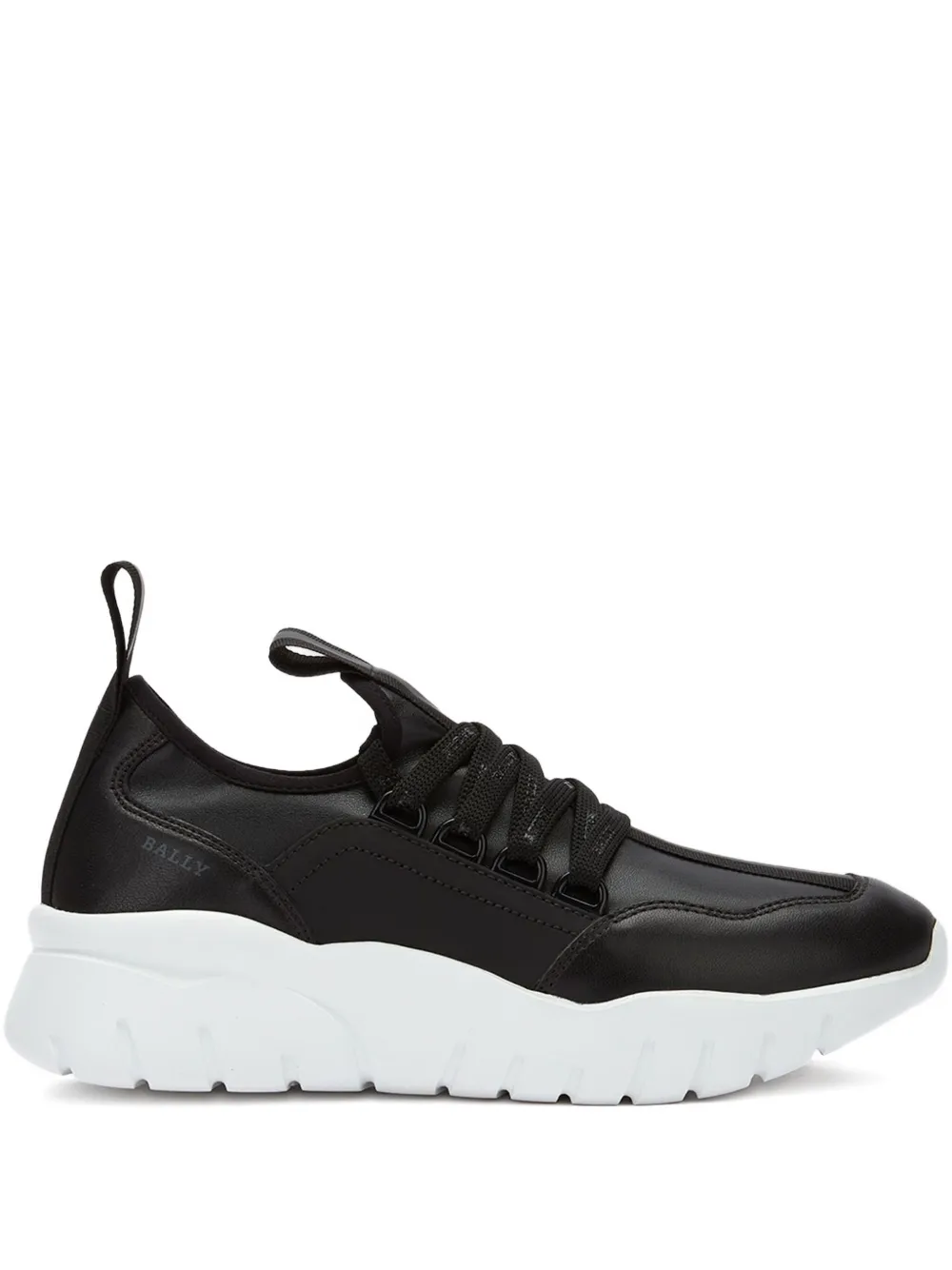 Bally lace-up leather sneakers Black