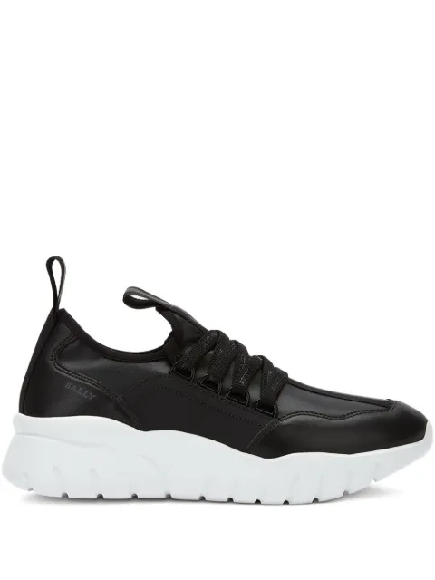 Bally lace-up leather sneakers 