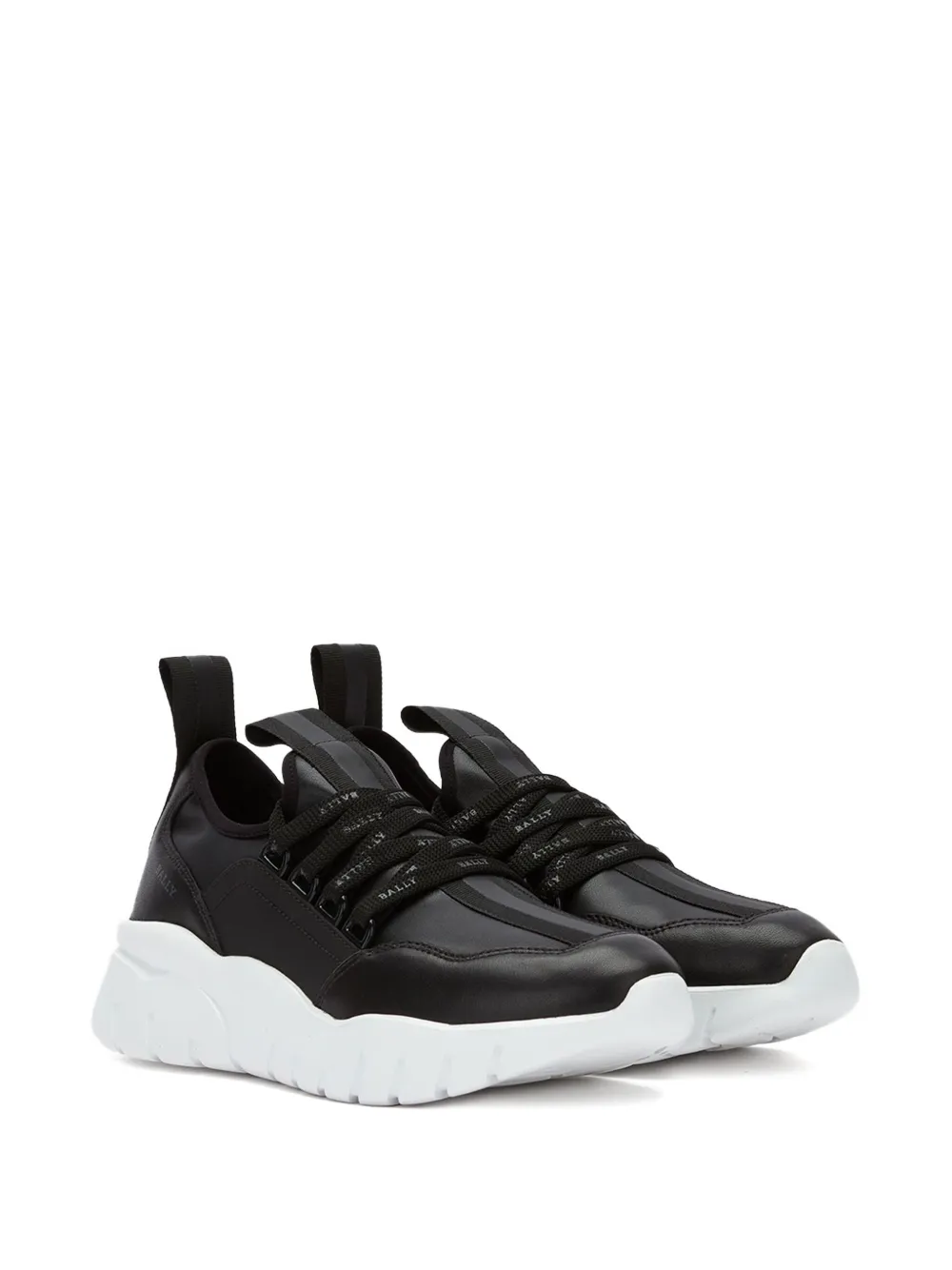 Bally lace-up leather sneakers Black