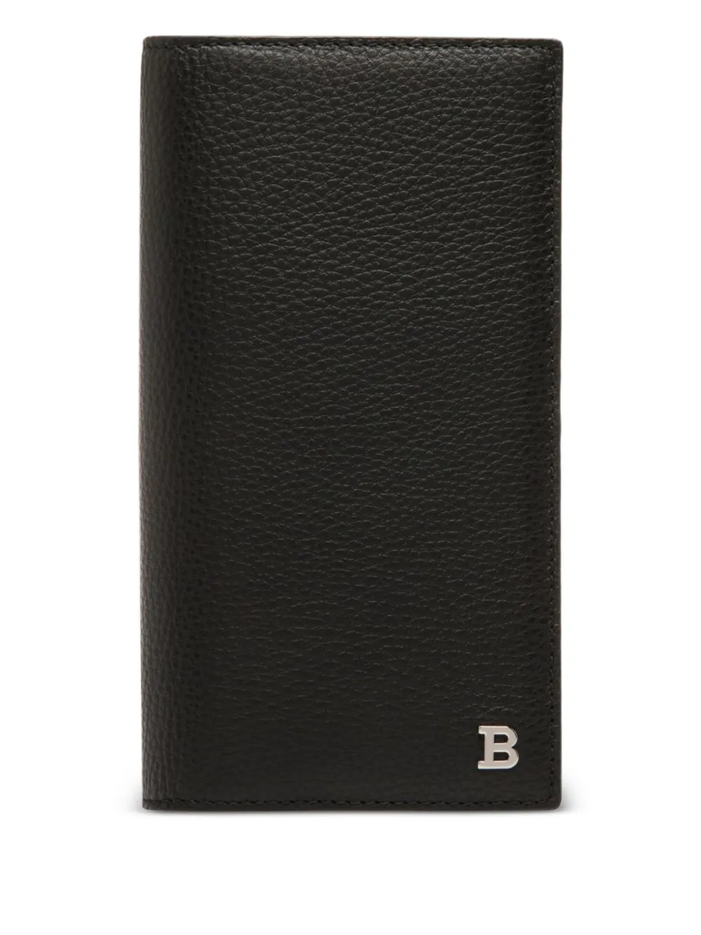 Bally Leren portemonnee met reliëf Zwart