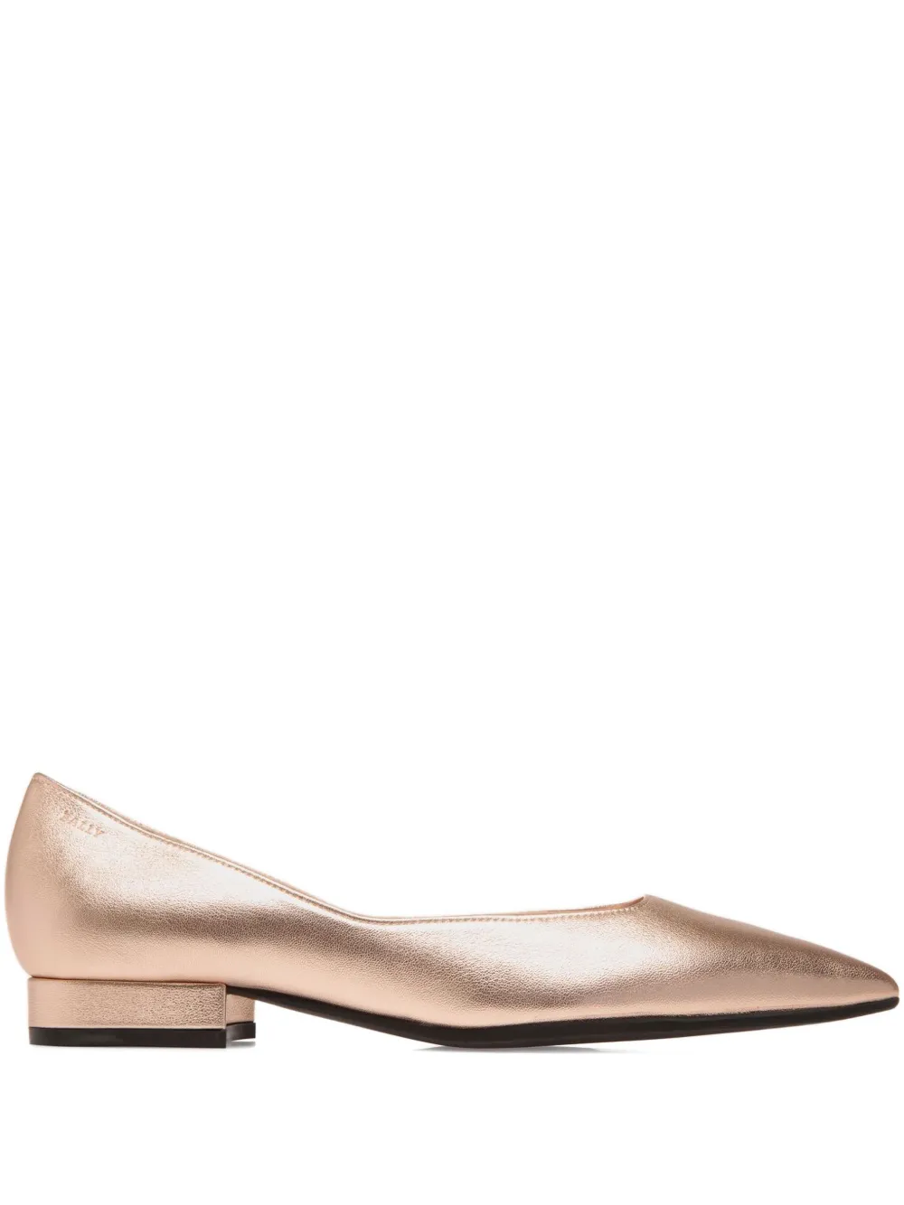 Bally Pumps met puntige neus en leren voering Roze