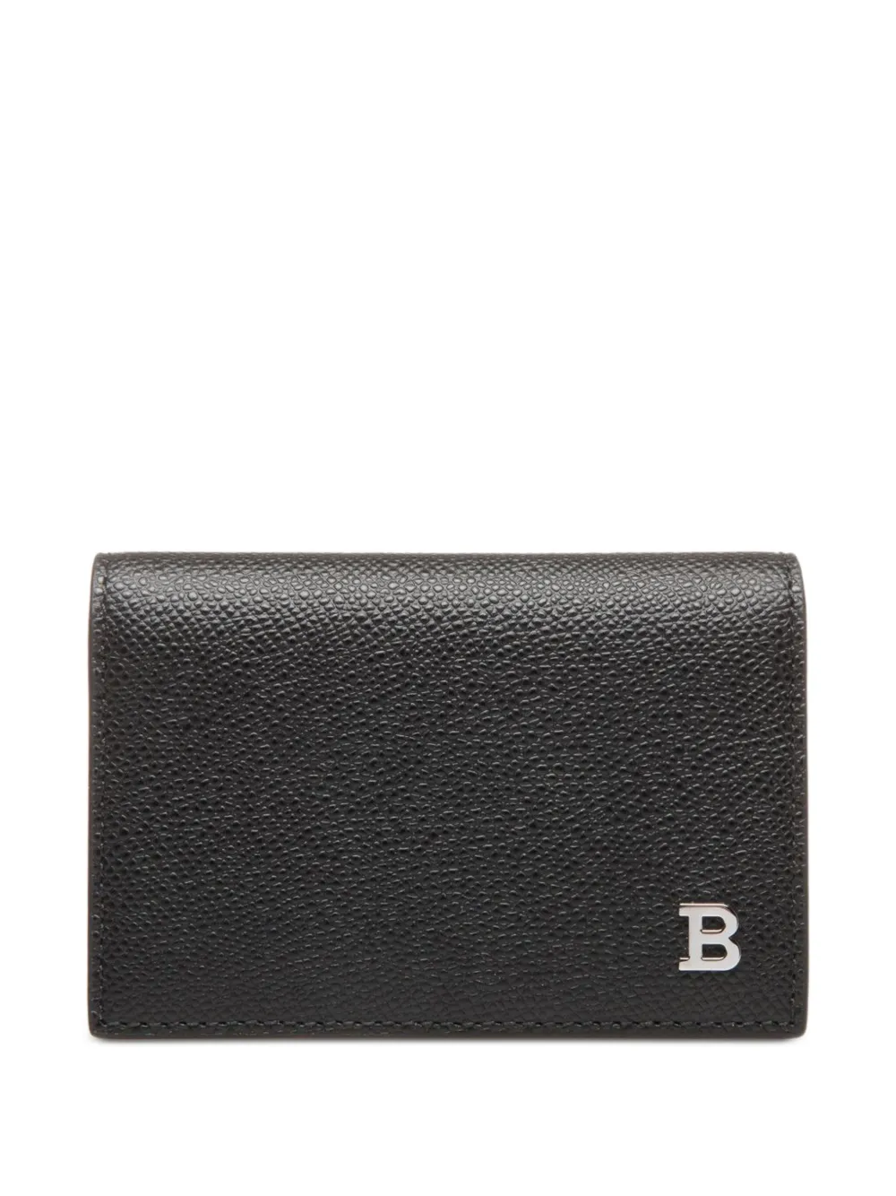 Bally Leren pasjeshouder Zwart